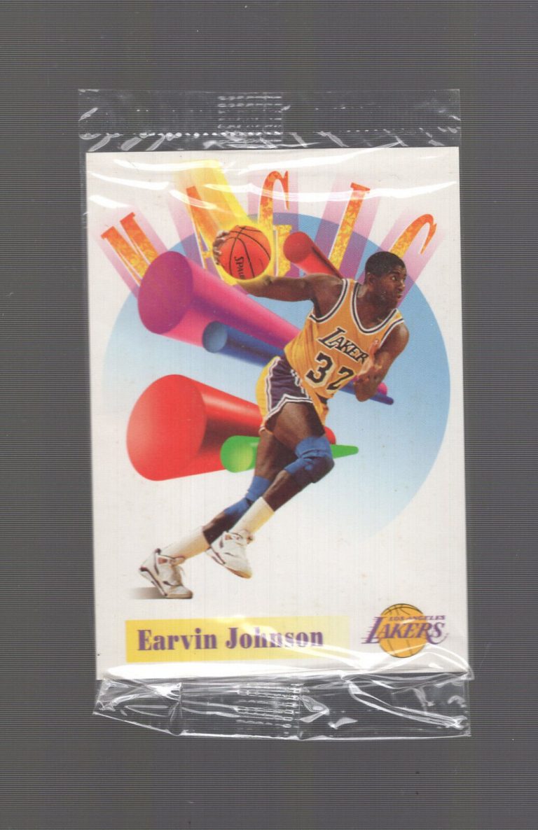 MAGIC JOHNSON 1991 SKYBOX BASKETBALL PROMO CARD LAKERS FACTORY SEALED+RARE COLLECTIBLE MEMORABILIA