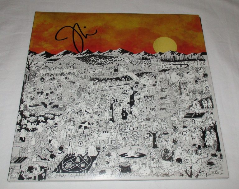 JOSHUA TILLMAN SIGNED FATHER JOHN MISTY PURE COMEDY VINYL RECORD JSA COLLECTIBLE MEMORABILIA