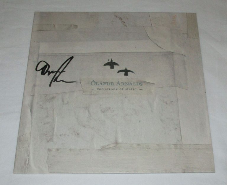 OLAFUR ARNALDS SIGNED VARIATIONS OF STATIC 10″ VINYL RECORD JSA COLLECTIBLE MEMORABILIA