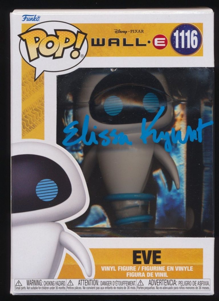 ELISSA KNIGHT SIGNED WALL-E EVE FUNKO POP JSA COLLECTIBLE MEMORABILIA
