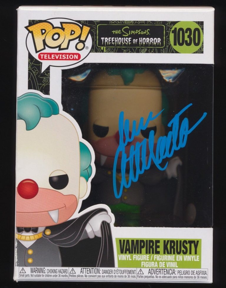 DAN CASTELLANETA SIGNED THE SIMPSONS VAMPIRE KRUSTY FUNKO POP JSA COLLECTIBLE MEMORABILIA