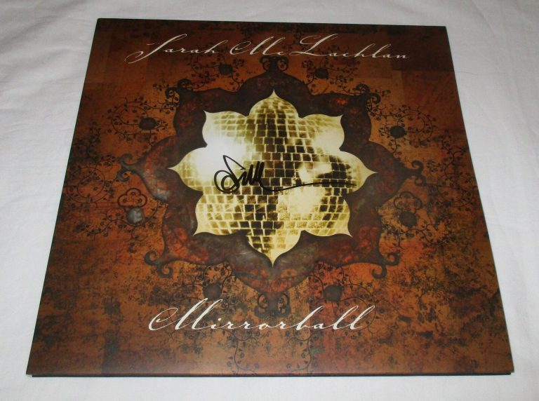 SARAH MCLACHLAN SIGNED MIRRORBALL VINYL RECORD JSA COLLECTIBLE MEMORABILIA