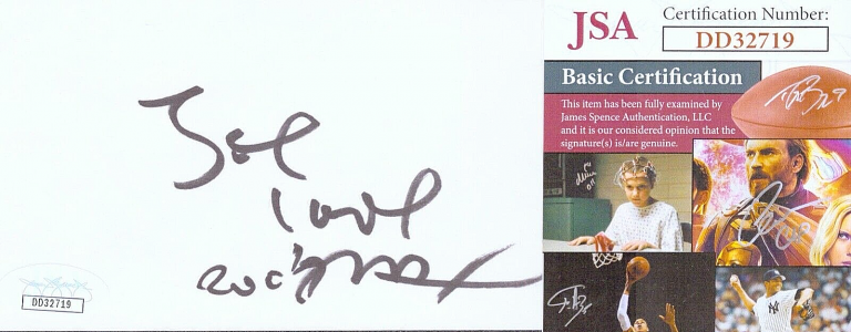 PETER MAX SIGNED AUTOGRAPH 3×5 INDEX CARD POP ARTIST JSA COA COLLECTIBLE MEMORABILIA