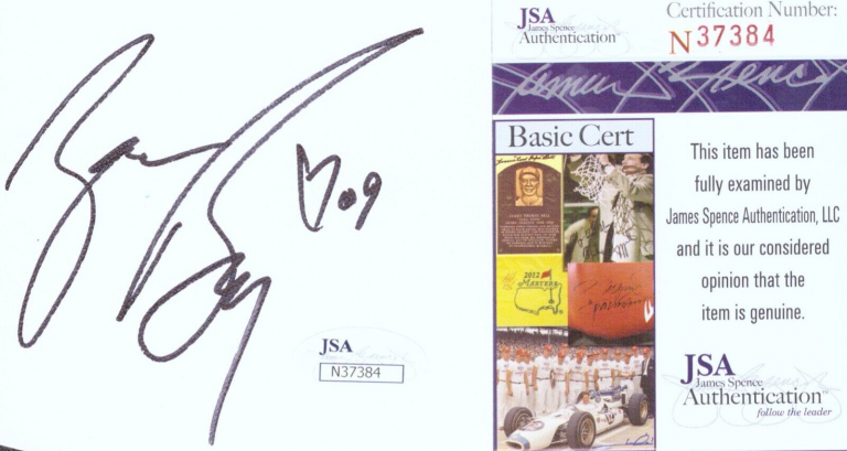 ZAC BROWN SIGNED AUTOGRAPH 3.5×3.5 INDEX CARD JSA COA COLLECTIBLE MEMORABILIA