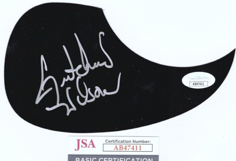 GRETCHEN WILSON SIGNED AUTOGRAPH ACOUSTIC GUITAR PICKGUARD COUNTRY MUSIC JSA COA COLLECTIBLE MEMORABILIA