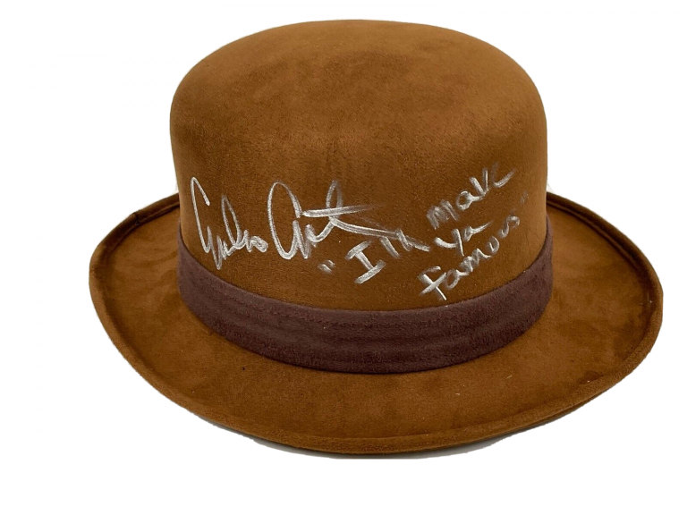 EMILIO ESTEVEZ SIGNED YOUNG GUNS HAT BILLY THE KID AUTOGRAPH INSCRIPT BECKETT 5 COLLECTIBLE MEMORABILIA