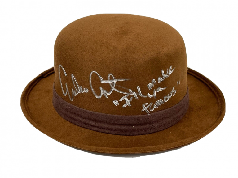 EMILIO ESTEVEZ SIGNED YOUNG GUNS HAT BILLY THE KID AUTOGRAPH INSCRIPT BECKETT 6 COLLECTIBLE MEMORABILIA