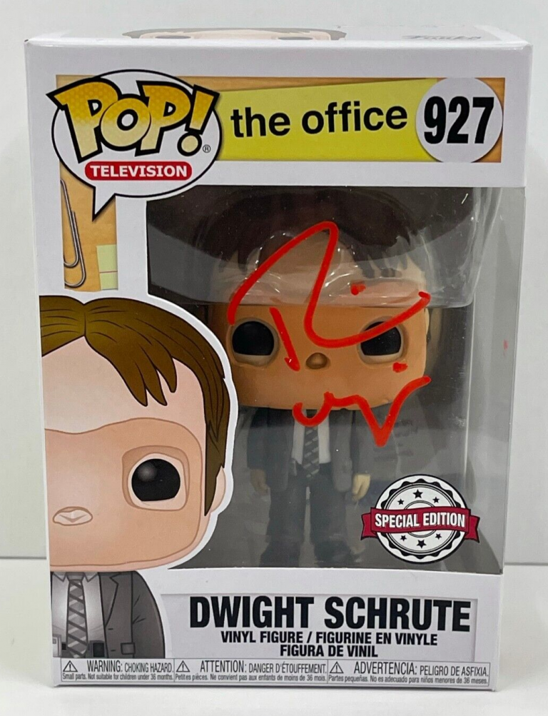 Dwight (Rainn Wilson) Signed New York comic con funko pop 2024