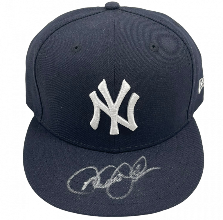 DEREK JETER SIGNED NEW YORK YANKEES OFFICIAL HAT AUTHENTIC AUTOGRAPH BECKETT LOA COLLECTIBLE MEMORABILIA