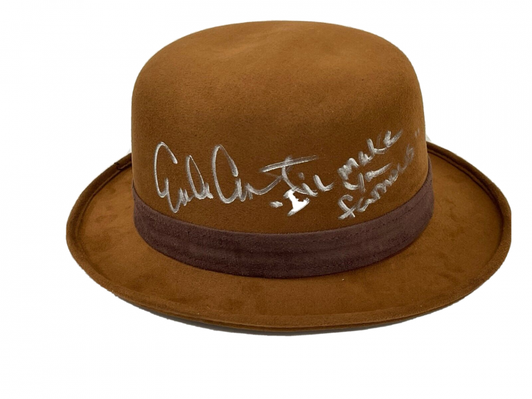 EMILIO ESTEVEZ SIGNED YOUNG GUNS HAT BILLY THE KID AUTOGRAPH INSCRIPT BECKETT 1 COLLECTIBLE MEMORABILIA