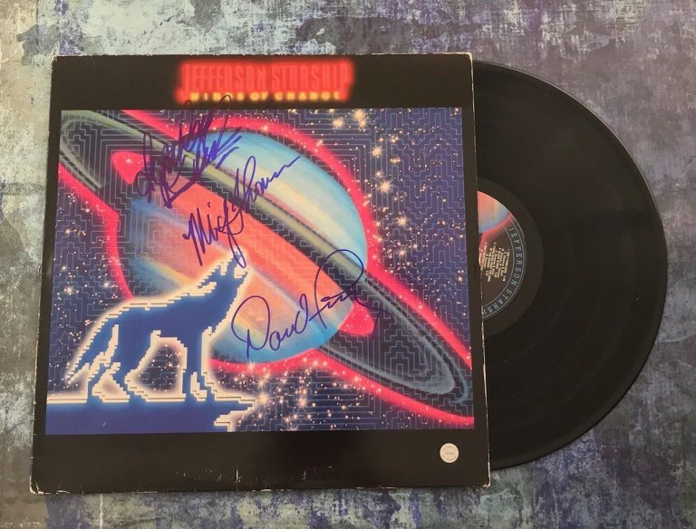 GFA MICKEY DAVID AYNSLEY * JEFFERSON STARSHIP * SIGNED RECORD ALBUM AD4 COA COLLECTIBLE MEMORABILIA