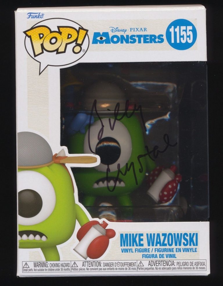 BILLY CRYSTAL SIGNED MONSTERS MIKE WAZOWSKI FUNKO POP JSA COLLECTIBLE MEMORABILIA