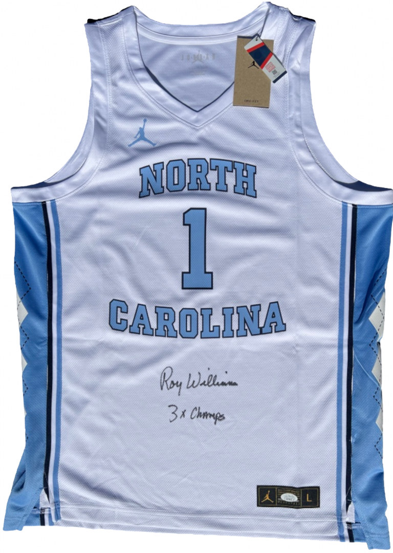 ROY WILLIAMS SIGNED NIKE NORTH CAROLINA TAR HEELS BASKETBALL JERSEY UNC JSA ! COLLECTIBLE MEMORABILIA