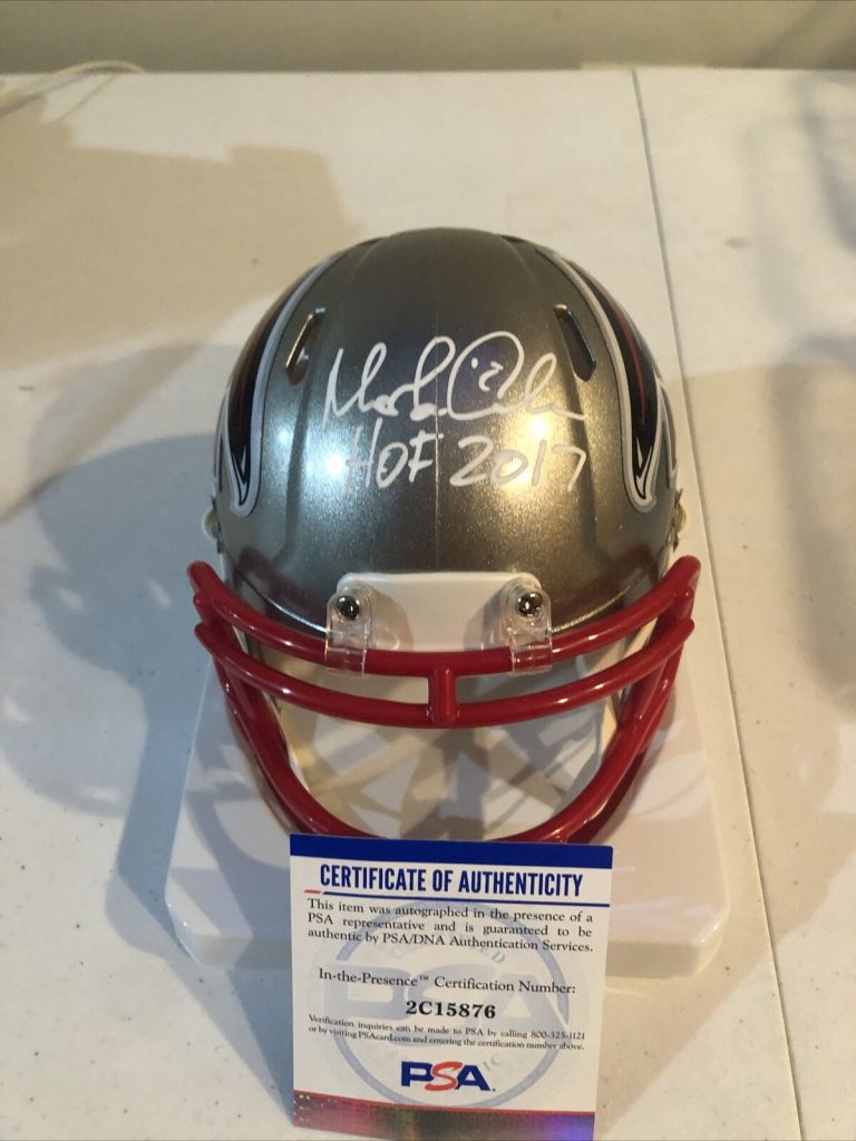 ATLANTA FALCONS- MORTEN ANDERSEN SIGNED AUTOGRAPH FLASH MINI HELMET PSA COA HOF COLLECTIBLE MEMORABILIA