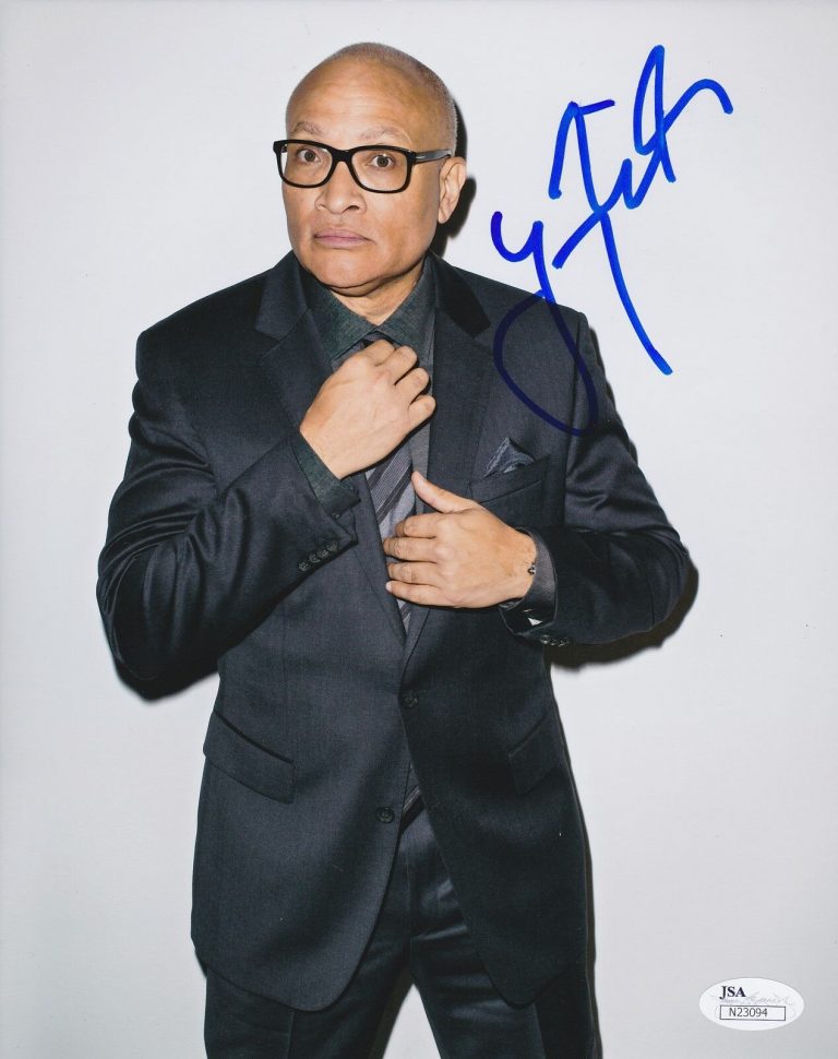 LARRY WILMORE SIGNED 8×10 W/ JSA COA #N23094 THE NIGHTLY SHOW COMEDY CENTRAL COLLECTIBLE MEMORABILIA