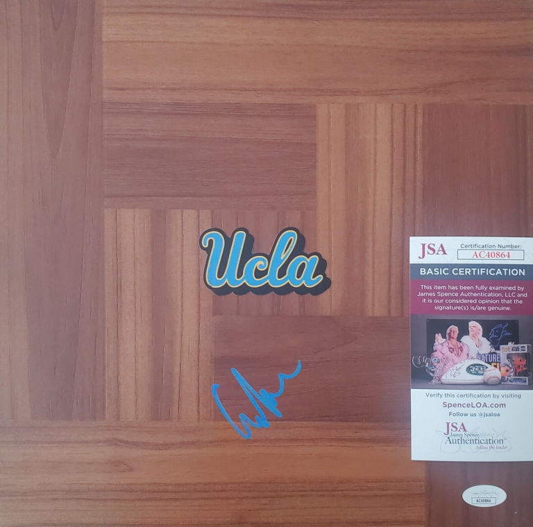 JOHNNY JUZANG SIGNED FLOORBOARD W/ JSA COA #AC40864 UCLA BRUINS COLLECTIBLE MEMORABILIA