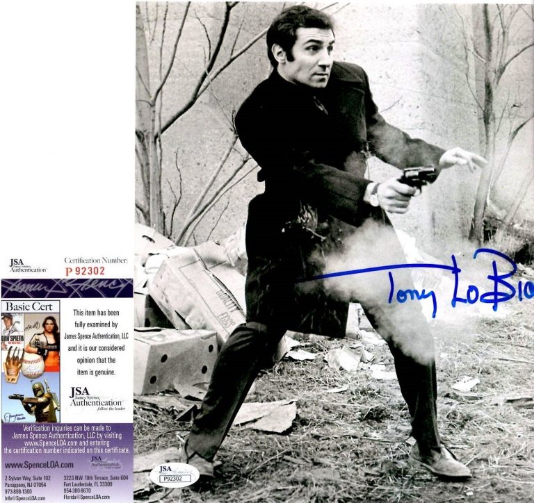 TONY LO BIANCO SIGNED 8×10 W/ JSA COA #P92302 + PROOF THE FRENCH CONNECTION COLLECTIBLE MEMORABILIA