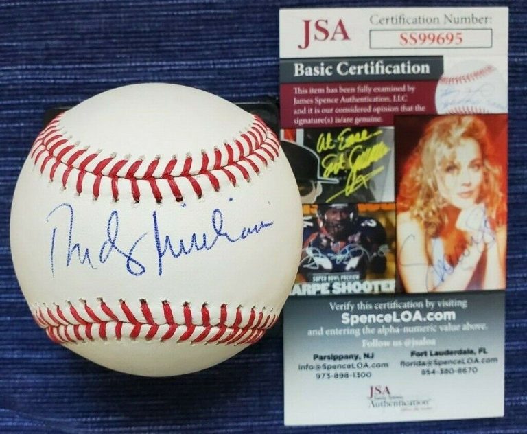 RUDY GIULIANI SIGNED OMLB BASEBALL W/ JSA COA #SS99695 RUDOLPH 9/11 NYC MAYOR COLLECTIBLE MEMORABILIA