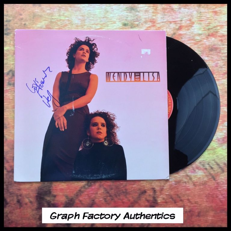 GFA PRINCE’S GUITARIST REVOLUTION * WENDY MELVOIN * SIGNED RECORD ALBUM AD1 COA COLLECTIBLE MEMORABILIA