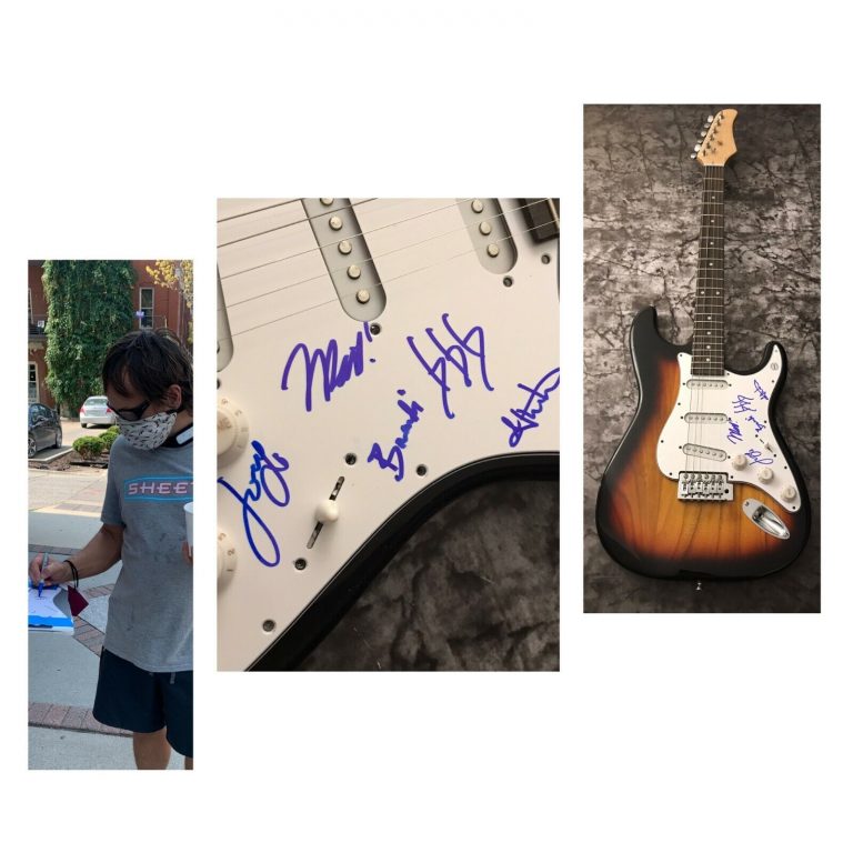 GFA BRENDAN B. BROWN X5 BAND * WHEATUS * SIGNED ELECTRIC GUITAR PROOF W2 COA COLLECTIBLE MEMORABILIA