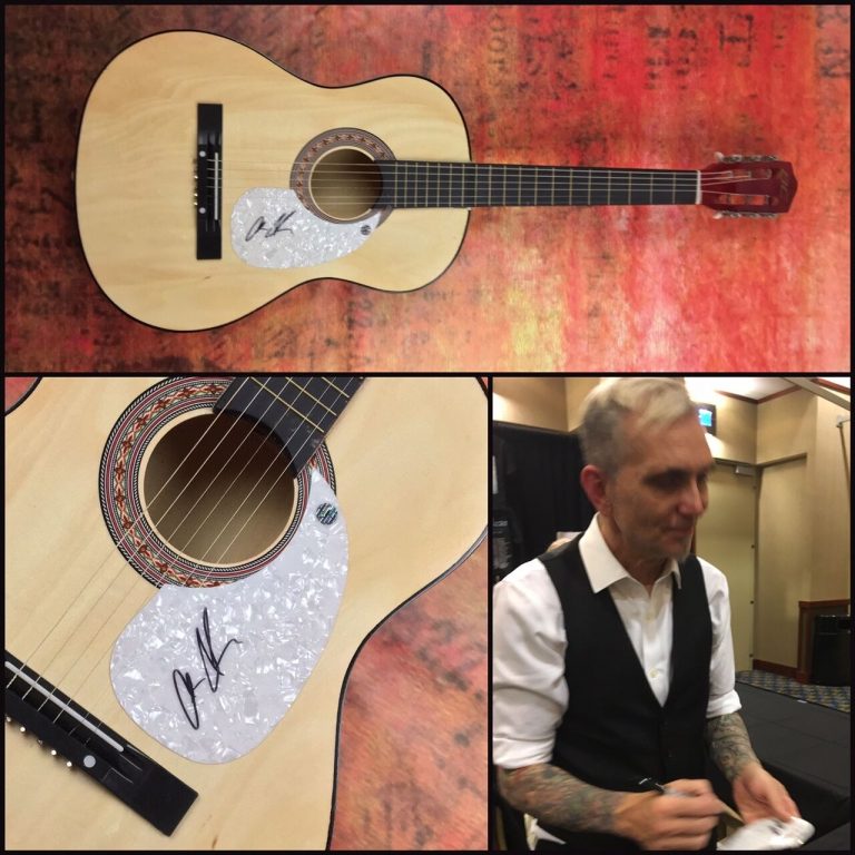 GFA EVERCLEAR LEAD SINGER * ART ALEXAKIS * SIGNED ACOUSTIC GUITAR PROOF A3 COA COLLECTIBLE MEMORABILIA