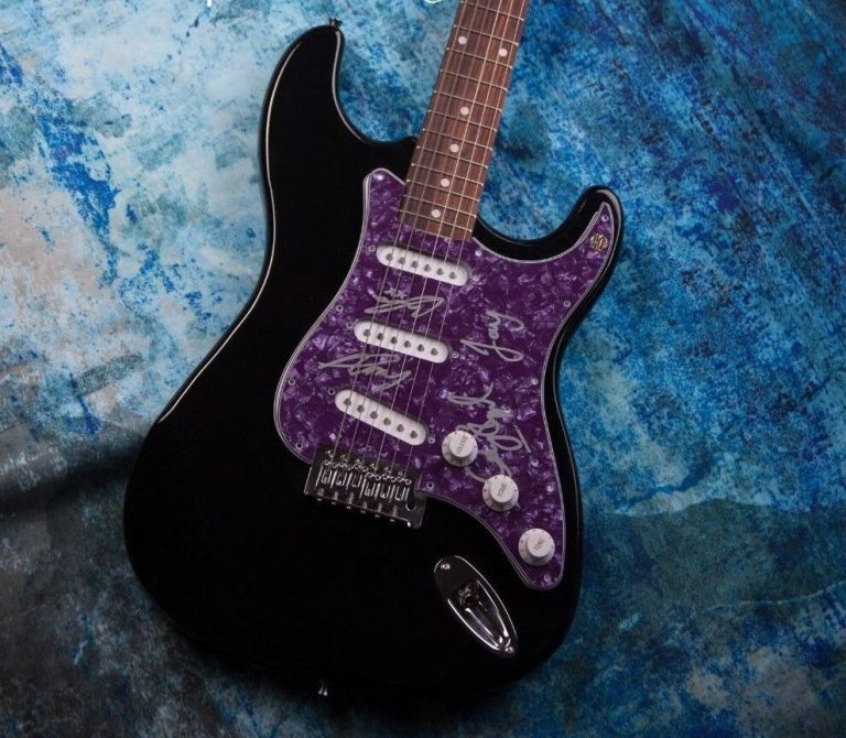 GFA AUSTRALIAN INDIE ROCK BAND * SHEPPARD * SIGNED ELECTRIC GUITAR LA1 COA COLLECTIBLE MEMORABILIA