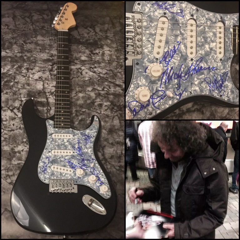 GFA MICKEY THOMAS BAND * JEFFERSON STARSHIP * SIGNED ELECTRIC GUITAR AD1 COA COLLECTIBLE MEMORABILIA
