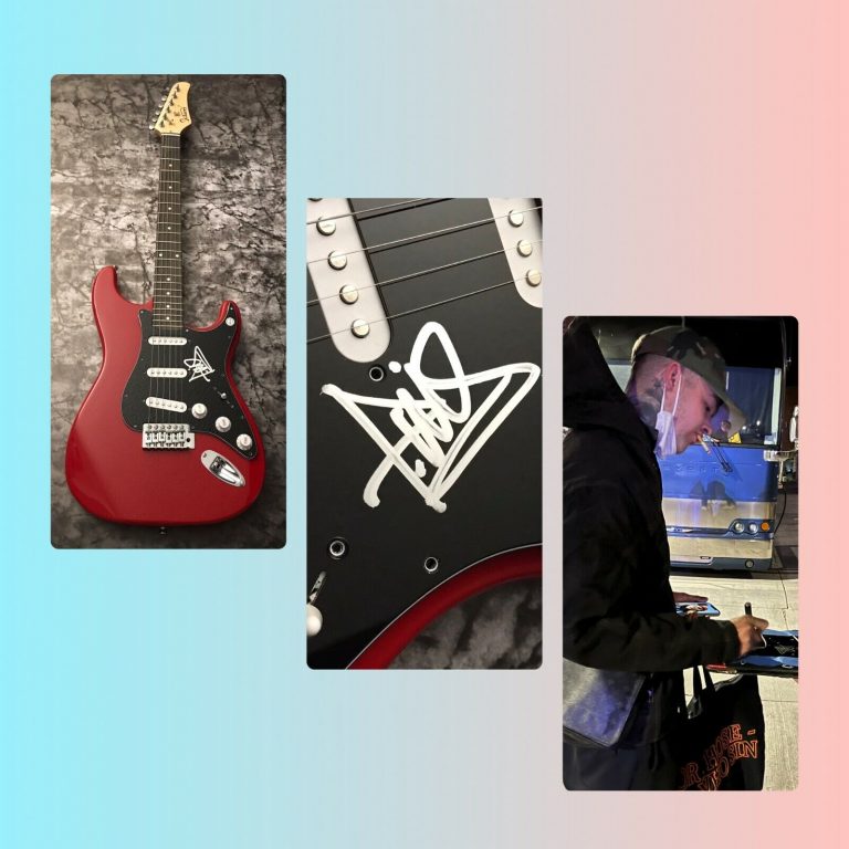 GFA GIRLFRIENDS CALIFORNIA * TRAVIS MILLS * SIGNED ELECTRIC GUITAR PROOF T2 COA COLLECTIBLE MEMORABILIA