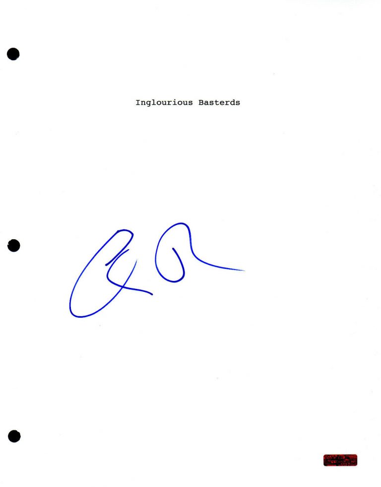 GFA INGLOURIOUS BASTARDS * ELI ROTH * SIGNED 116 PAGE FULL MOVIE SCRIPT COA COLLECTIBLE MEMORABILIA