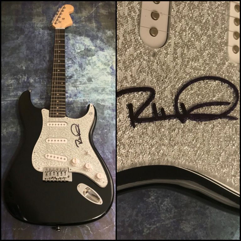 GFA BLUE TACOMA & YOURS * RUSSELL DICKERSON * SIGNED ELECTRIC GUITAR R1 COA COLLECTIBLE MEMORABILIA