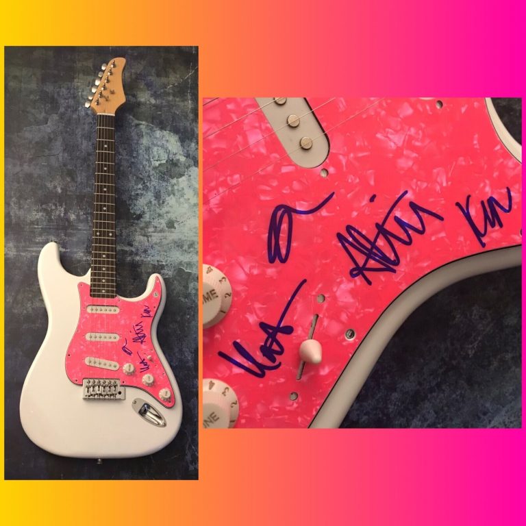 GFA UNDER MY INFLUENCE X4 BAND * THE ACES * SIGNED ELECTRIC GUITAR A2 COA COLLECTIBLE MEMORABILIA