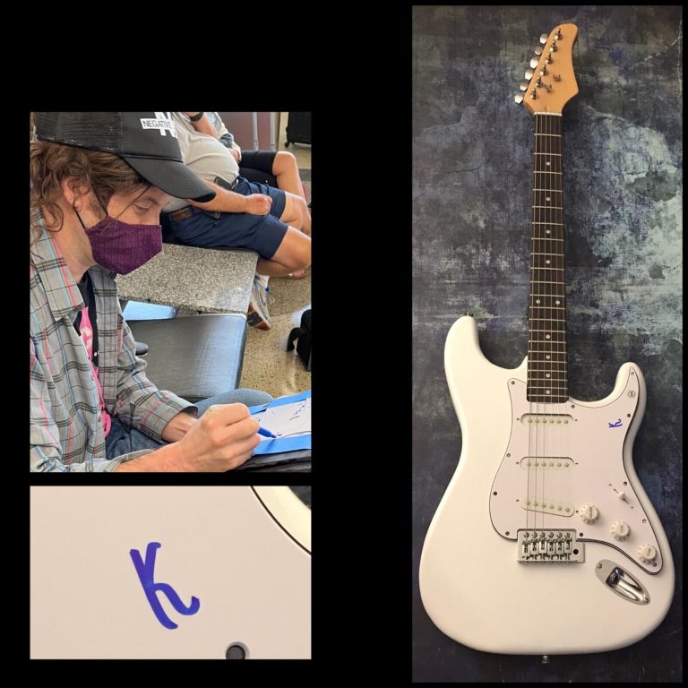 GFA PRETTY PIMPIN STAR * KURT VILE * SIGNED ELECTRIC GUITAR PROOF K2 COA COLLECTIBLE MEMORABILIA