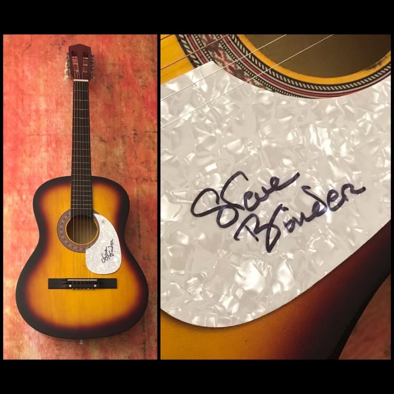 GFA ELVIS PRESLEY’S DIRECTOR * STEVE BINDER * SIGNED ACOUSTIC GUITAR S3 COA COLLECTIBLE MEMORABILIA
