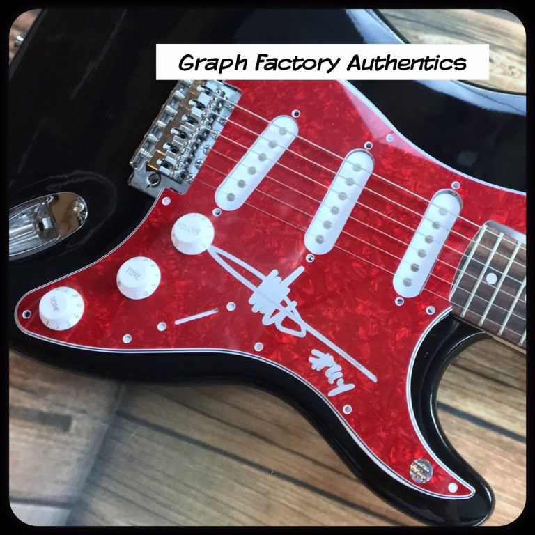 GFA PARACHUTE BAND FRONTMAN * WILL ANDERSON * SIGNED ELECTRIC GUITAR COA COLLECTIBLE MEMORABILIA