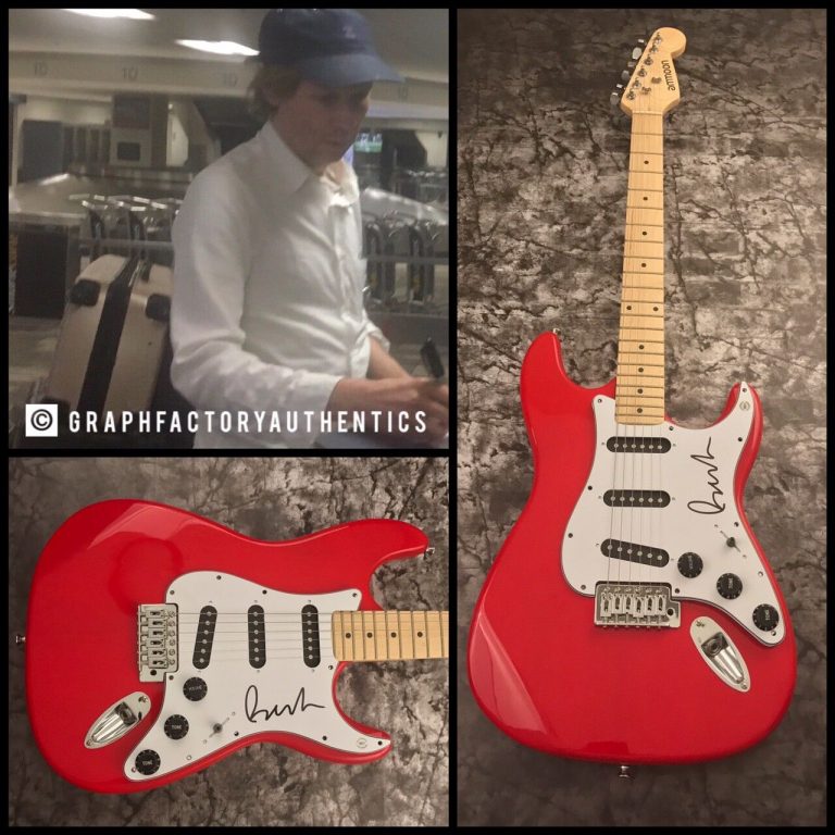 GFA HITS LOSER & SEXX LAWS * BECK HANSEN * SIGNED ELECTRIC GUITAR PROOF AD2 COA COLLECTIBLE MEMORABILIA