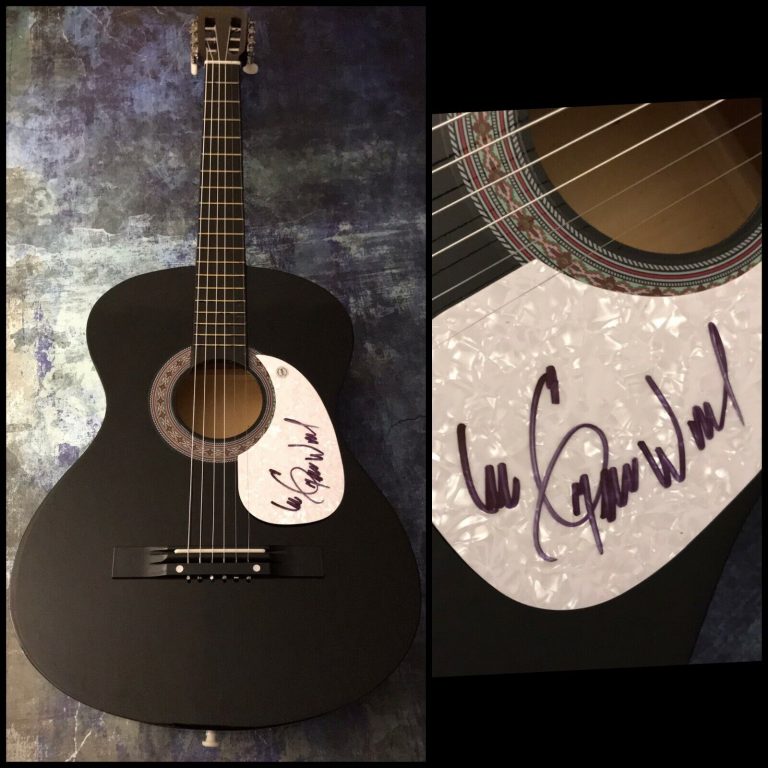 GFA GOD BLESS THE U.S.A. SINGER * LEE GREENWOOD * SIGNED ACOUSTIC GUITAR COA COLLECTIBLE MEMORABILIA