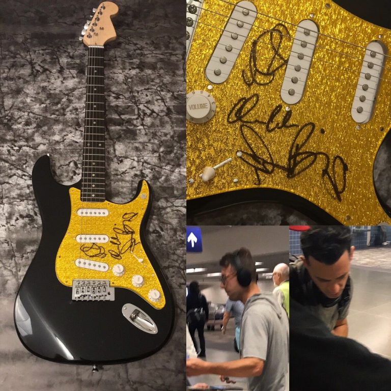 GFA OAR MARC ROBERGE X5 BAND * O.A.R. * SIGNED ELECTRIC GUITAR PROOF COA COLLECTIBLE MEMORABILIA