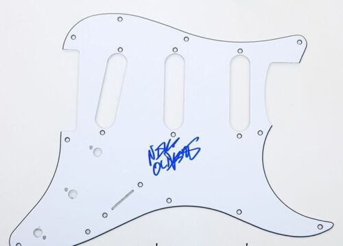 GFA QUEENS OF THE STONE AGE * NICK OLIVERI * SIGNED ELECTRIC PICKGUARD N2 COA COLLECTIBLE MEMORABILIA
