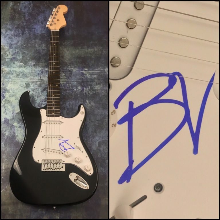 GFA DREW BARRYMORE LA LA LAND * BRYCE VINE * SIGNED ELECTRIC GUITAR COA COLLECTIBLE MEMORABILIA