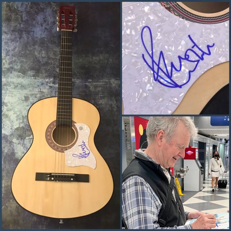 GFA CARAVAN OF DREAMS STAR * PETER WHITE * SIGNED ACOUSTIC GUITAR PROOF P4 COA COLLECTIBLE MEMORABILIA