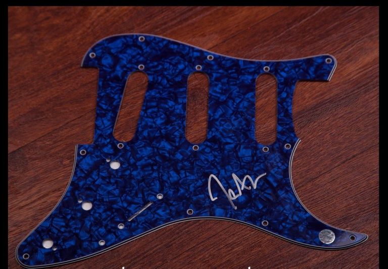 GFA NO DOUBT ROCK BAND * TONY KANAL * SIGNED ELECTRIC PICKGUARD PROOF AD1 COA COLLECTIBLE MEMORABILIA