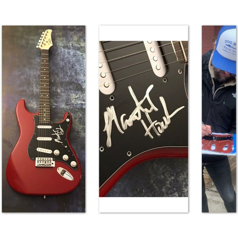 GFA MATTHEW HOUCK SONG FOR ZULA * PHOSPHORESCENT * SIGNED ELECTRIC GUITAR COA COLLECTIBLE MEMORABILIA