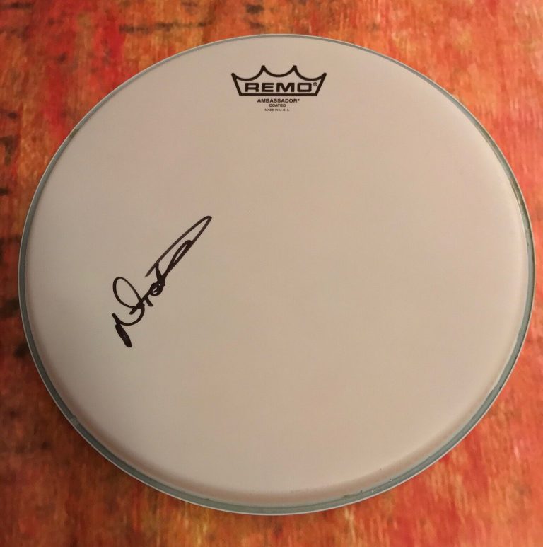 GFA IRON MAIDEN DRUMMER * NICKO MCBRAIN * SIGNED 12″ REMO DRUMHEAD PROOF N3 COA COLLECTIBLE MEMORABILIA