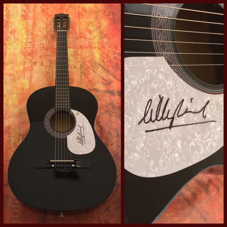 GFA STEVE HIGHER LOVE * LILLY WINWOOD * SIGNED AUTOGRAPH ACOUSTIC GUITAR AD1 COA COLLECTIBLE MEMORABILIA