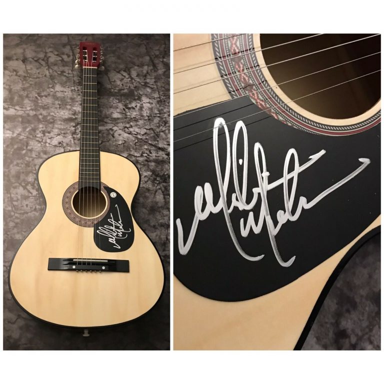 GFA AND THE RUSTED HEARTS * MILES NIELSEN * SIGNED ACOUSTIC GUITAR M1 COA COLLECTIBLE MEMORABILIA