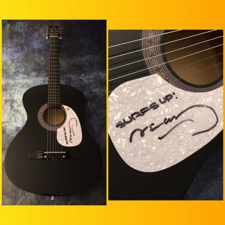 GFA JAN AND DEAN BAND STAR * DEAN TORRENCE * SIGNED ACOUSTIC GUITAR D1 COA COLLECTIBLE MEMORABILIA