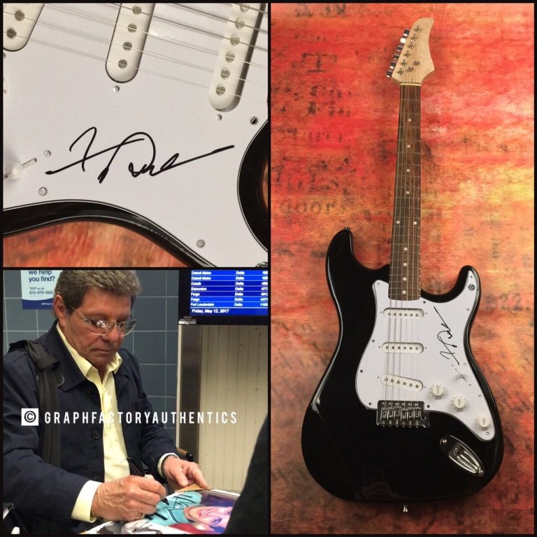 GFA TEEN IDOL LEGEND * FRANKIE AVALON * SIGNED ELECTRIC GUITAR PROOF F2 COA COLLECTIBLE MEMORABILIA