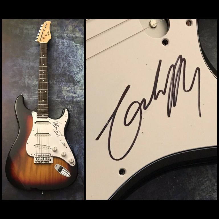 GFA MEN AT WORK BAND STAR * COLIN HAY * SIGNED ELECTRIC GUITAR COA COLLECTIBLE MEMORABILIA