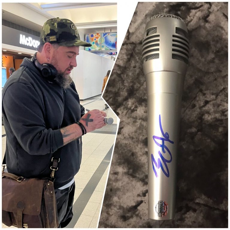 GFA STANDUP COMEDIAN * BIG JAY OAKERSON * SIGNED MIC MICROPHONE PROOF B3 COA COLLECTIBLE MEMORABILIA