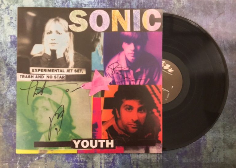 GFA KIM GORDON THURSTON & STEVE * SONIC YOUTH * BAND SIGNED RECORD ALBUM AD2 COA COLLECTIBLE MEMORABILIA